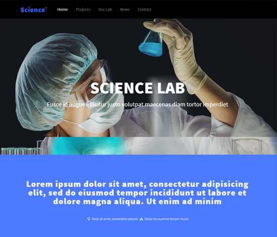 Science Lab Template
